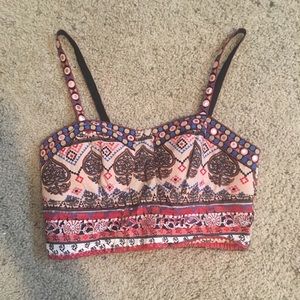 Boho crop top